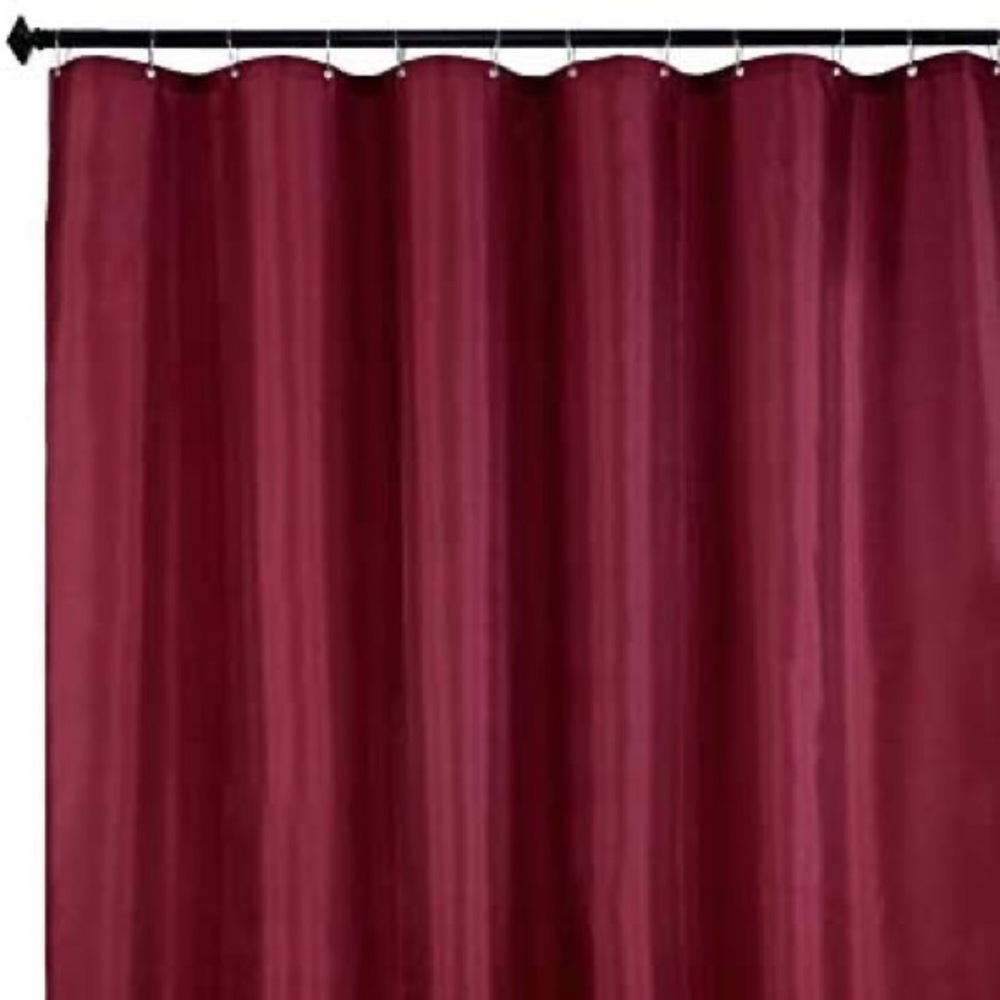 Maroon shower Curtain